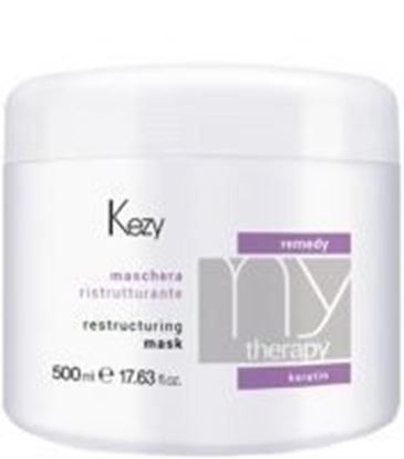Изображение Kezy MyTherapy Remedy Keratin Restructuring Mask - Маска реструктурирующая с кератином, 500 мл