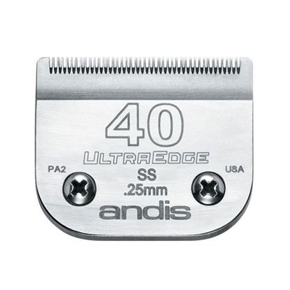 Изображение "Andis" (лезвие, UltraEdge® Detachable Blade, Size 0.25мм., 40SS)