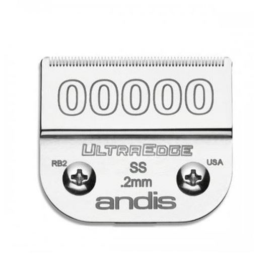 Изображение "Andis" (лезвие, UltraEdge® Detachable Blade, Size 0.2мм., 00000)
